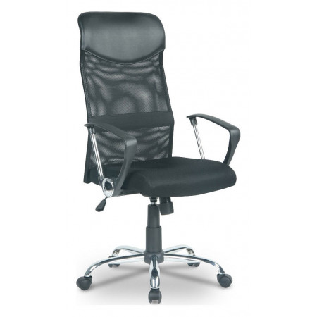 Компьютерное кресло H-935L-2, черный, акрил износоустойчивый, кожа