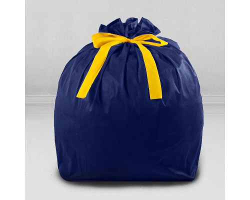 Подарочный упаковочный мешок цвет синий для кресла-мешка размера Стандарт