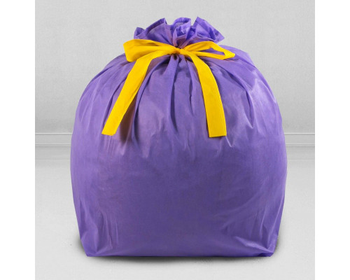 Подарочный упаковочный мешок цвет сирень для кресла-мешка размера Компакт