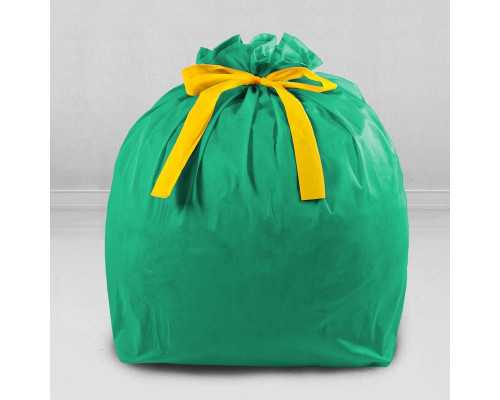 Подарочный упаковочный мешок цвет зеленый для кресла-мешка размера Стандарт