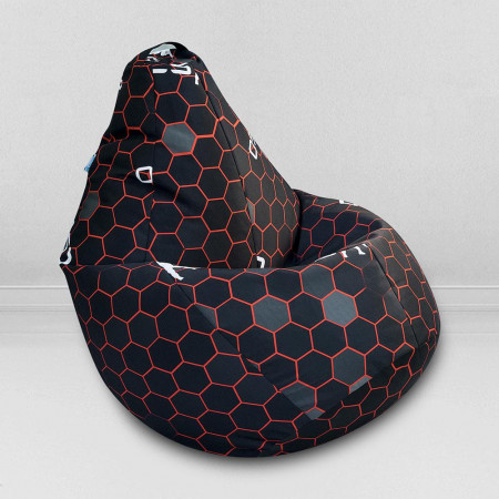Кресло-мешок груша Counter Strike, размер ХXХL-Комфорт, мебельный хлопок