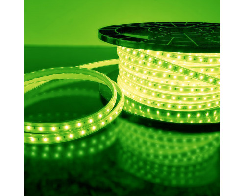 Светодиодная лента 220 В 4,8 Вт/м 60 Led/м 2835 IP65, зеленый, 50 м Elektrostandard LS004 220V 4,8W 60Led 2835 IP65 зеленый, 50 м