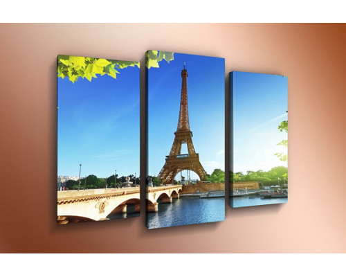 Модульная картина "Великолепный Париж" 60х80 ТР133