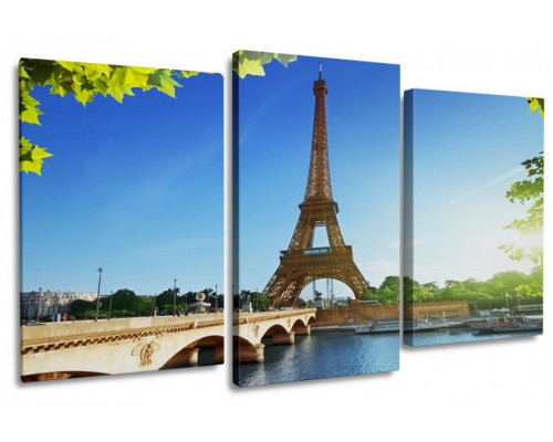 Модульная картина "Великолепный Париж" 100х60 S137