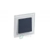 ATN320101 - ATLASDESIGN NATURE 1-постовая РАМКА, ОРГАНИЧЕСКОЕ СТЕКЛО БЕЛЫЙ