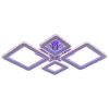 Светодиодная люстра 8041/2+2 CHR