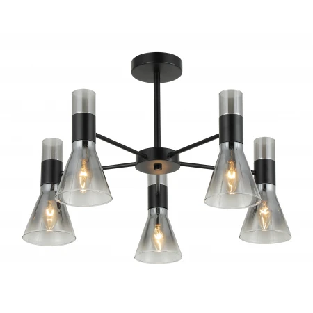 25-321310/5 BLACK (1) Люстра (RL) 