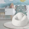 Кресло-мешок груша Kids Белый, размер M, оксфорд