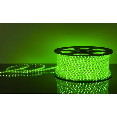 Светодиодная лента 220&nbsp;В 4,4&nbsp;Вт/м 60 Led/м 3528 IP65, зеленый, 100 м Elektrostandard LSTR001 зеленый