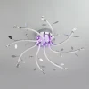 Потолочный светильник с LED подсветкой и пультом Eurosvet 90128/8 хром