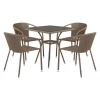 Набор уличный T282BNT/Y137C-W56 Light Brown 4Pcs