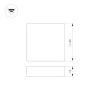 Потолочный светодиодный светильник Arlight SP-Quadro-S400x400-40W Day4000 034795