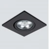 Встраиваемый светодиодный светильник Elektrostandard 15273/LED черный 4690389176661