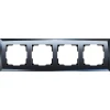 Рамка на 4 поста Werkel Diamant черный W0041208 4690389158841