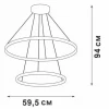 Подвесная люстра Vitaluce V04600-93/2S