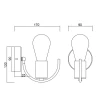 Бра Vele Luce Crea VL6522W01