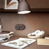 Розетка с заземлением Werkel Vintage мокко матовый/хром W5871052 4690389174711