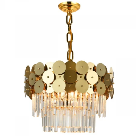 Подвесная люстра Natali Kovaltseva Beyond 76015/10C Gold