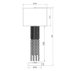 Настольная лампа Garda Decor Medusa K2KR0700T-1