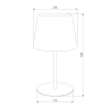 Настольная лампа TK Lighting 2936 Maja Black