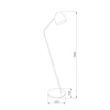 Торшер TK Lighting 5037 Soho Black
