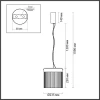 Подвесной светильник Odeon Light PILLARI 5047/20L Подвесной светильник Odeon Light PILLARI 5047/20L