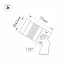 Уличный светодиодный светильник Arlight ALT-RAY-R44-8W Day4000 (DG, 33 deg, 230V) 042583 Уличный светодиодный светильник Arlight ALT-RAY-R44-8W Day4000 (DG, 33 deg, 230V) 042583