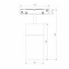 Трековый светодиодный светильник Elektrostandard Slim Magnetic Comfi 85187/01 a066515