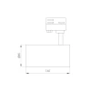 Трековый светодиодный светильник Arlight LGD-Calipso-4TR-R85-30W Day4000-Mix 046728