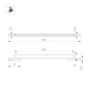 Трековый светодиодный светильник Arlight Mag-Microcosm-Flat-L600-16W Warm3000 043273 Трековый светодиодный светильник Arlight Mag-Microcosm-Flat-L600-16W Warm3000 043273