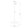 Подвесной светильник TK Lighting 10757 Sila Sabia Brown