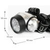 Налобный светодиодный фонарь Ultraflash Headlite от батареек 70х60 48 лм LED5353 10262