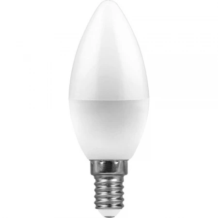 Лампа светодиодная Feron E14 11W 2700K Свеча Матовая LB-770 25941