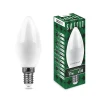 Лампа светодиодная Saffit E14 11W 2700K Свеча Матовая SBC3711 55131