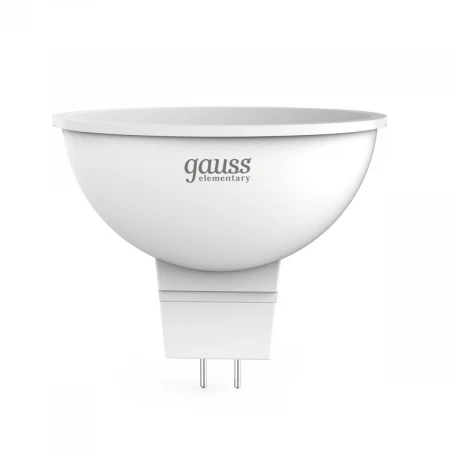 Лампа светодиодная Gauss GU5.3 7W 3000K матовая 13517