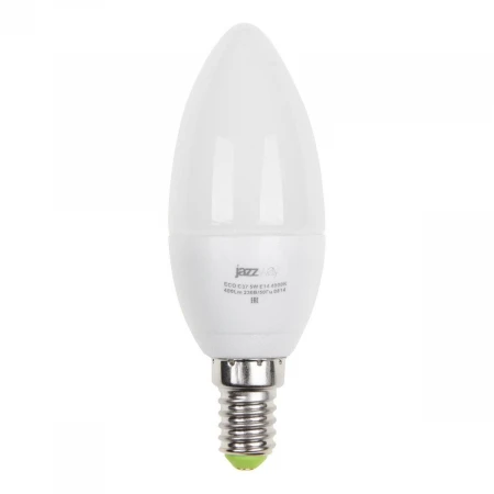Лампа светодиодная Jazzway E14 5W 4000K матовая 1036865A