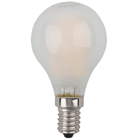 Лампа светодиодная филаментная ЭРА E14 9W 4000K матовая F-LED P45-9w-840-E14 frost Б0047027