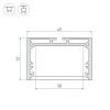 Профиль Arlight SL-Line-4932-2500 Anod 037467