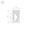 Профиль Arlight WPH-Flex-1018-Side-S10-5m White 040269