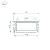 Профиль встраиваемый Arlight Floor60-H26-3000 Anod 046413