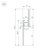 Профиль встраиваемый Arlight Plintus-Fantom-Bent-H35-Side-2000 Black 043676