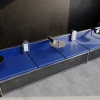 Рамка пластиковая Voltum S70 на 3 поста, (белый глянцевый) VLS100301