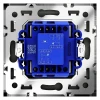 Перекрестный переключатель встраиваемый Voltum S70 одноклавишный 10А, (титан) VLS010506