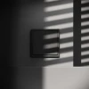 Перекрестный переключатель встраиваемый Voltum S70 одноклавишный 10А, (черный матовый) VLS010508
