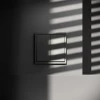 Проходной переключатель встраиваемый Voltum S70 двухклавишный 10А, (титан) VLS020306