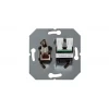 Розетка RJ45/TV Liregus Epsilon белый 28-023