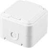 Розетка 2P+PE Stekker Брест с крышкой белый PST16-21-44 32740