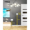 Розетка двойная 2P Vesta-Electric Exclusive White белый FRZ00040010STL
