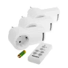 Радиоуправляемая розетка c пультом RX-003 (один пульт, три розетки) 10А/30м REXANT 10-6030