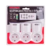 Радиоуправляемая розетка c пультом RX-003 (один пульт, три розетки) 10А/30м REXANT 10-6030